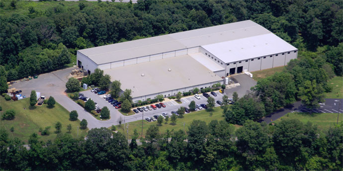 Bassett Industries facility aerial view