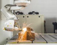 5 Axis Laser Cutter in action