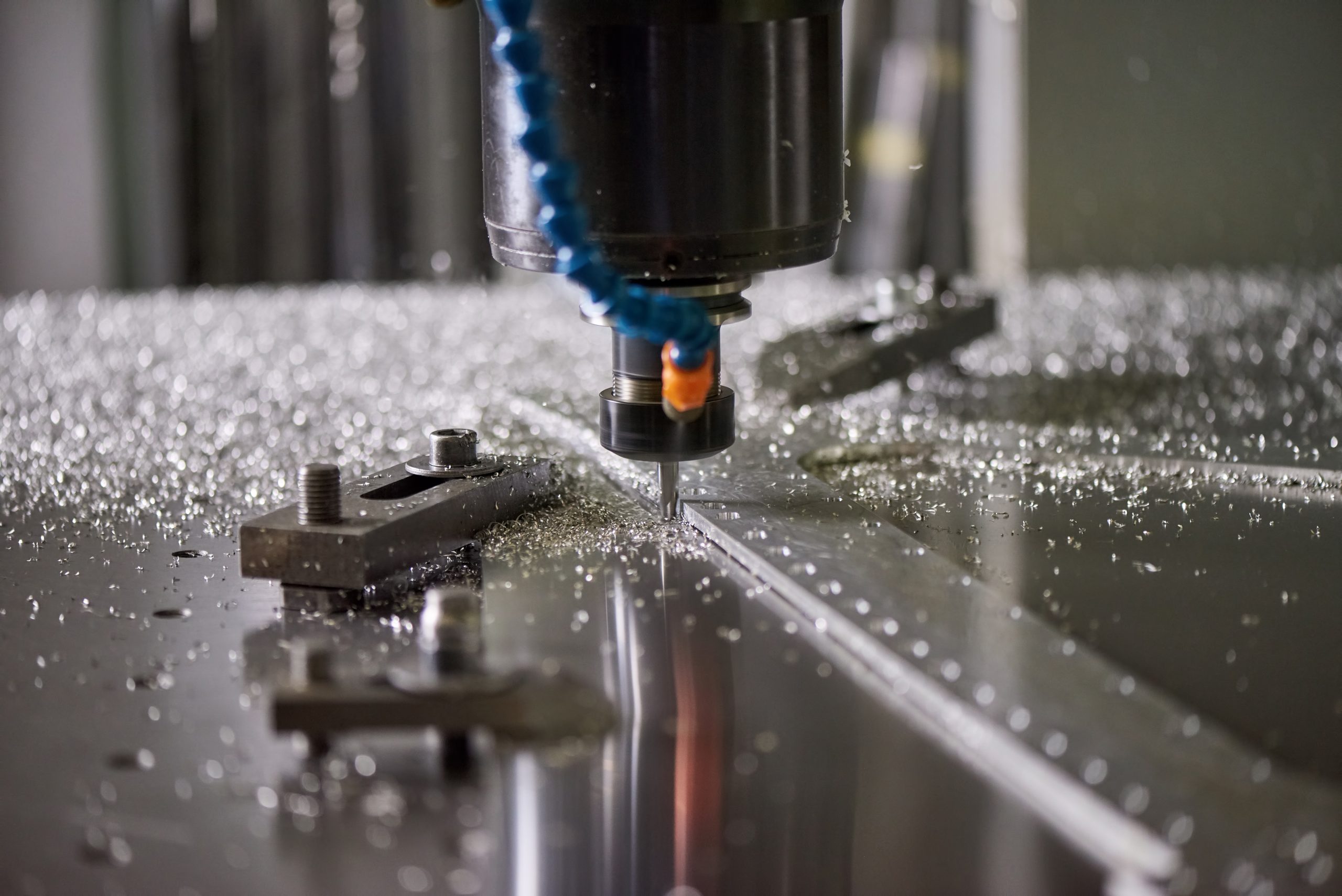 Steel milling machine