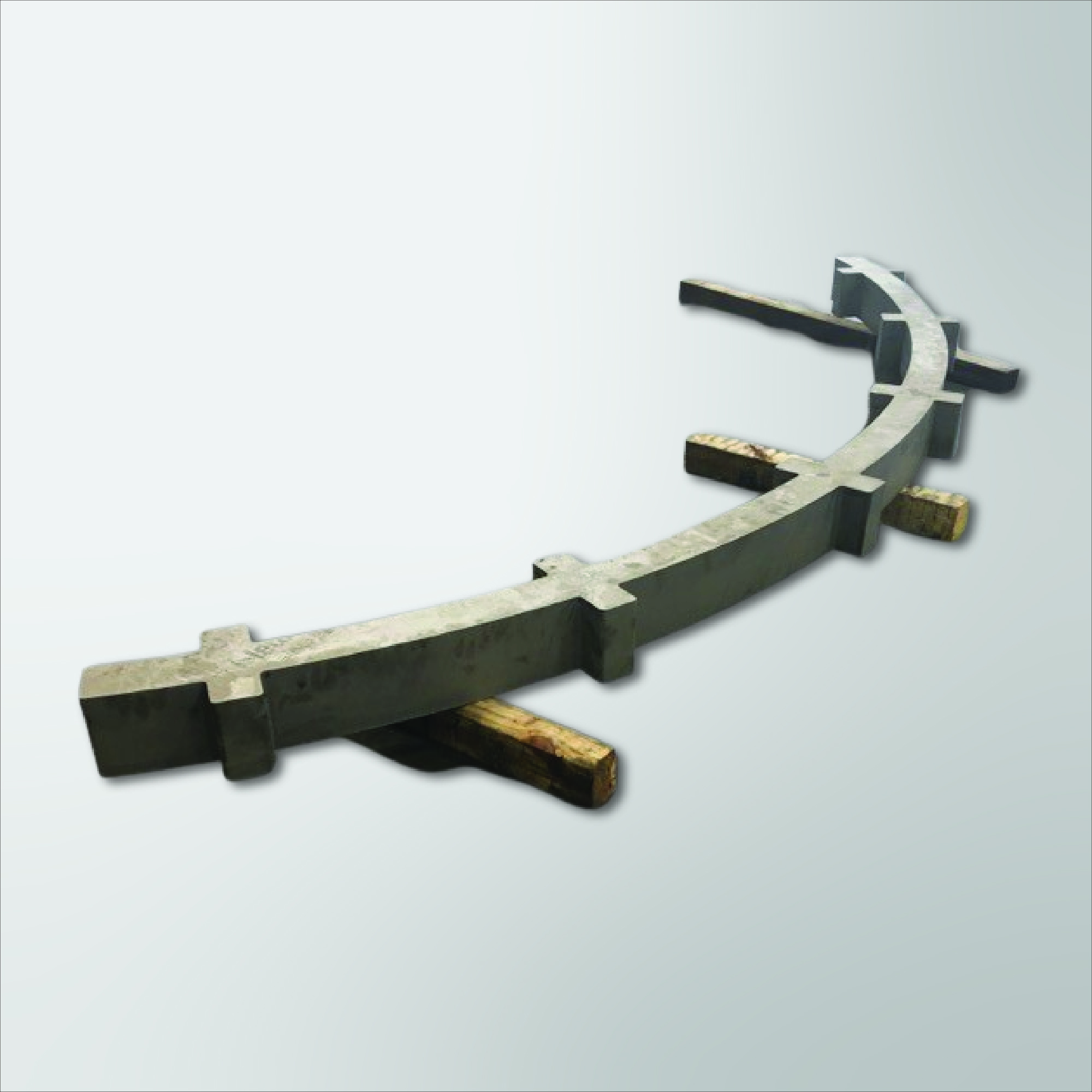 thick waterjet cut radius bend