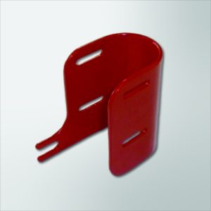 Red Painted Finished Laser Cut Part