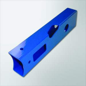 Finished, Blue Painted Laser Tube Cutting