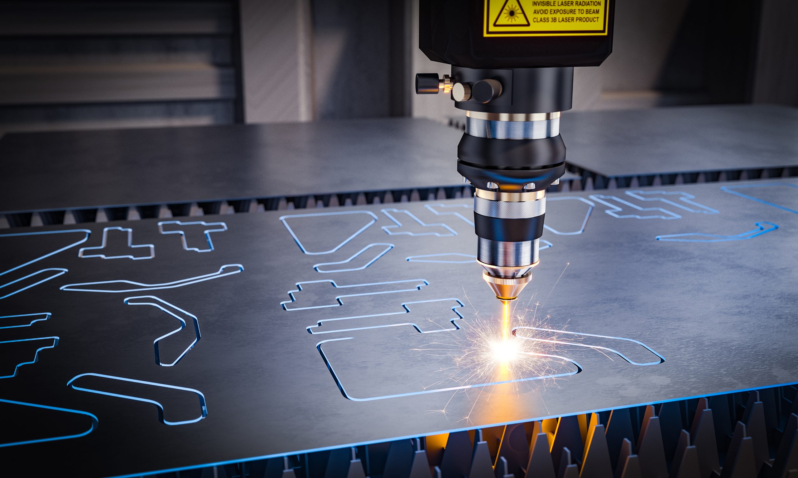 Bassett Industries cnc laser cutting of metal