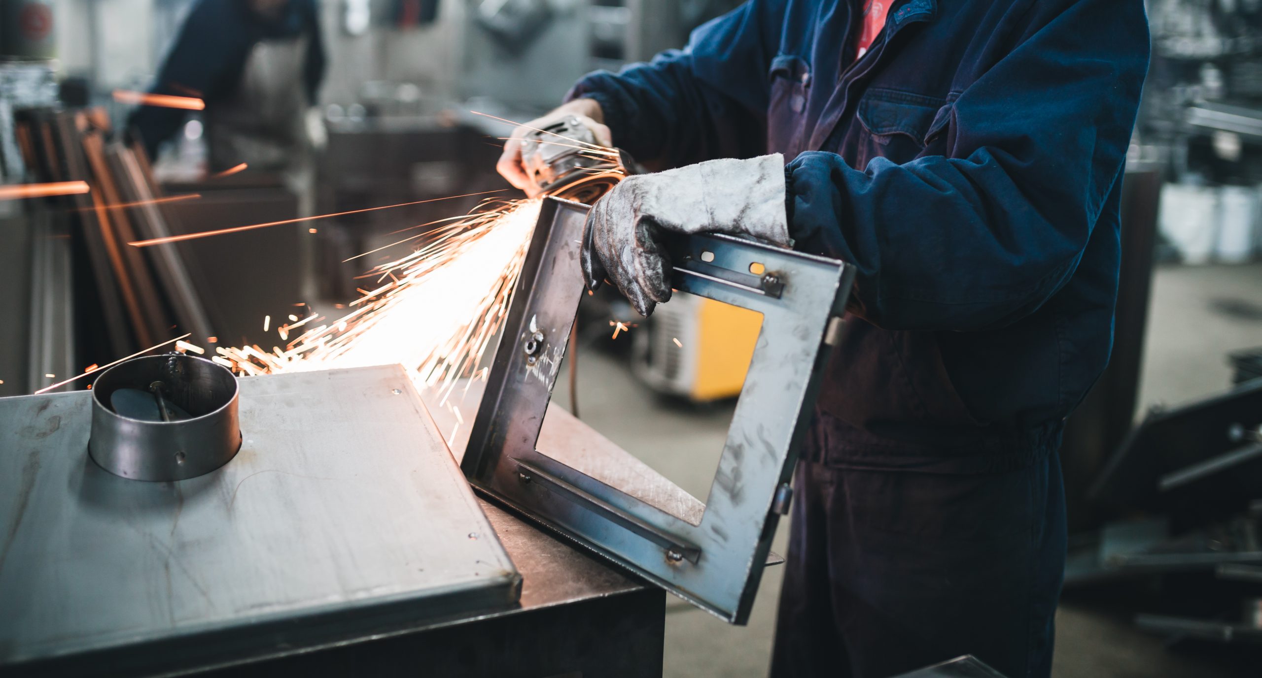 metal fabricating - welding and grinding