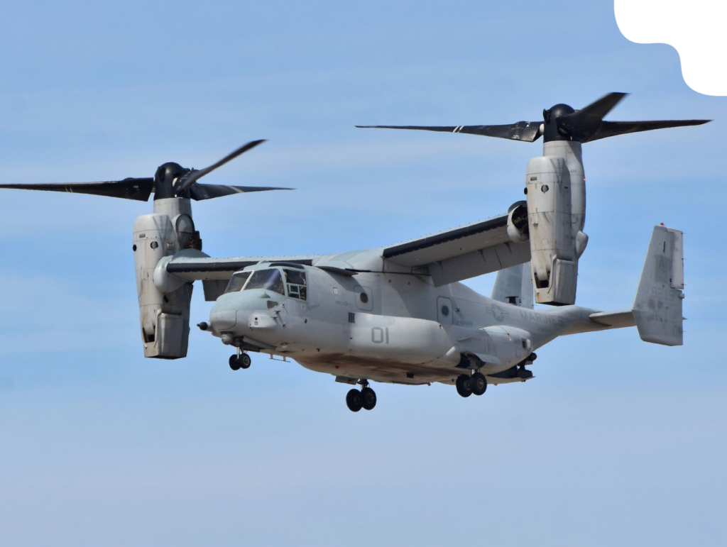 Marine Corps MV-22 Osprey - Example Tube Fabrication Example for Defense Industry